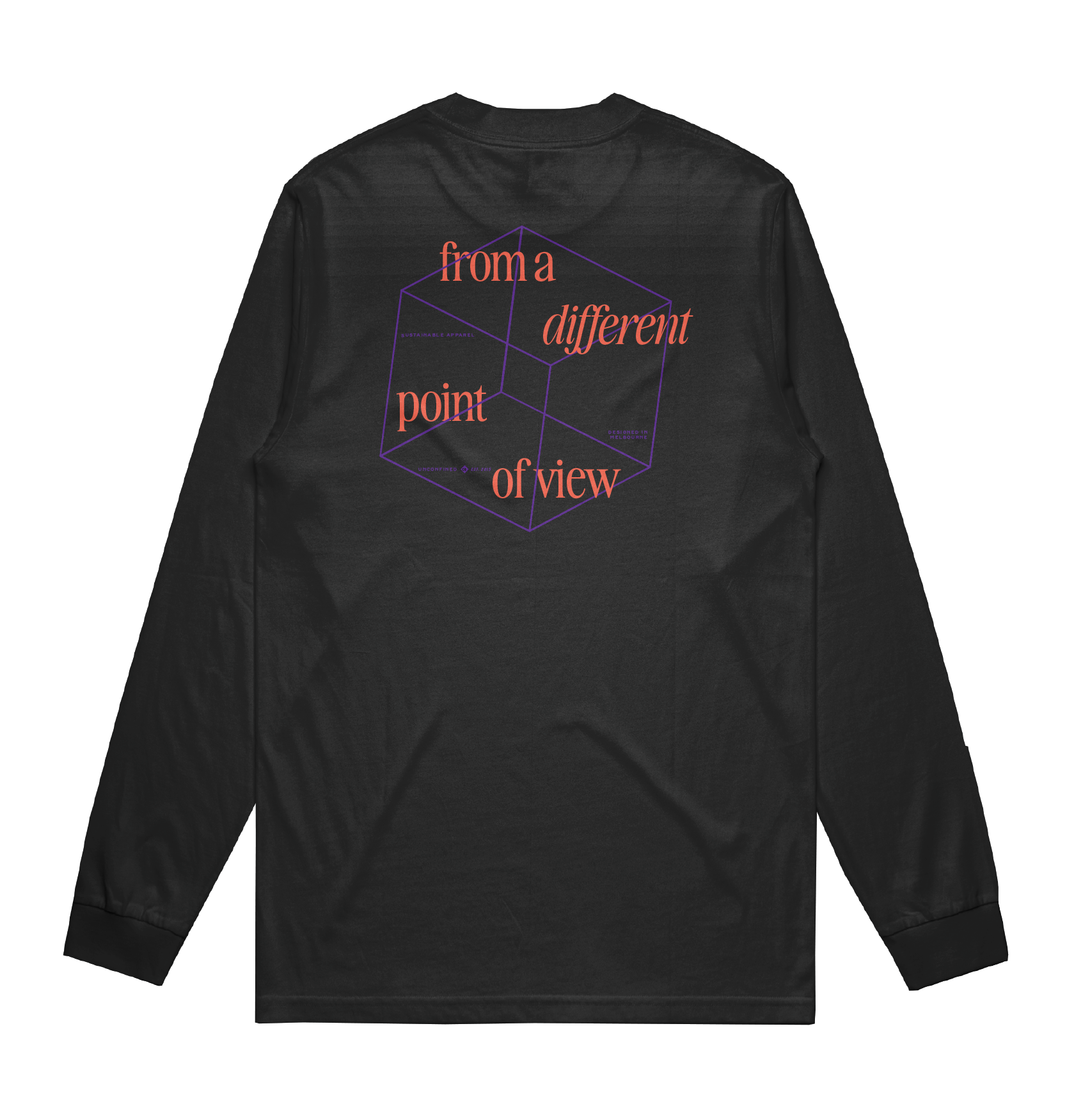 Different View Graphic Long Sleeve T-Shirt